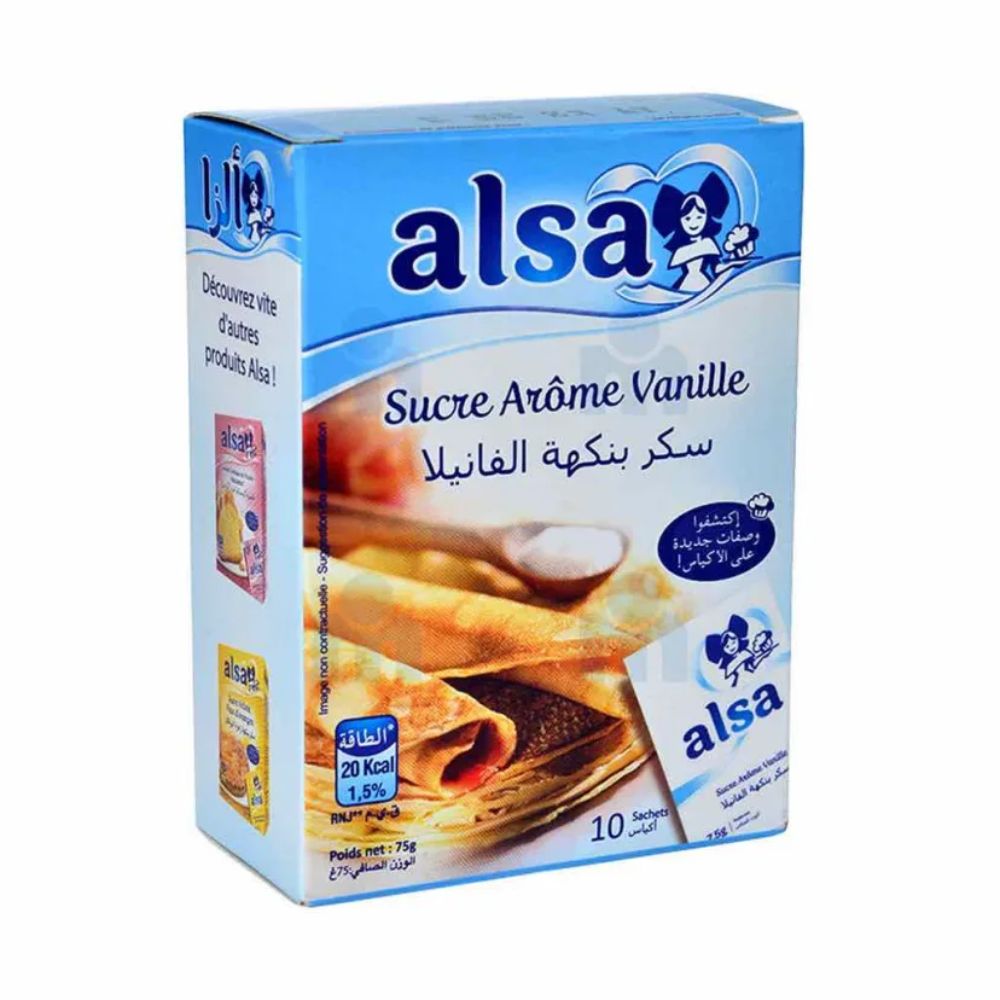 Alsa Sucre Vanillé 7.5g (x10)