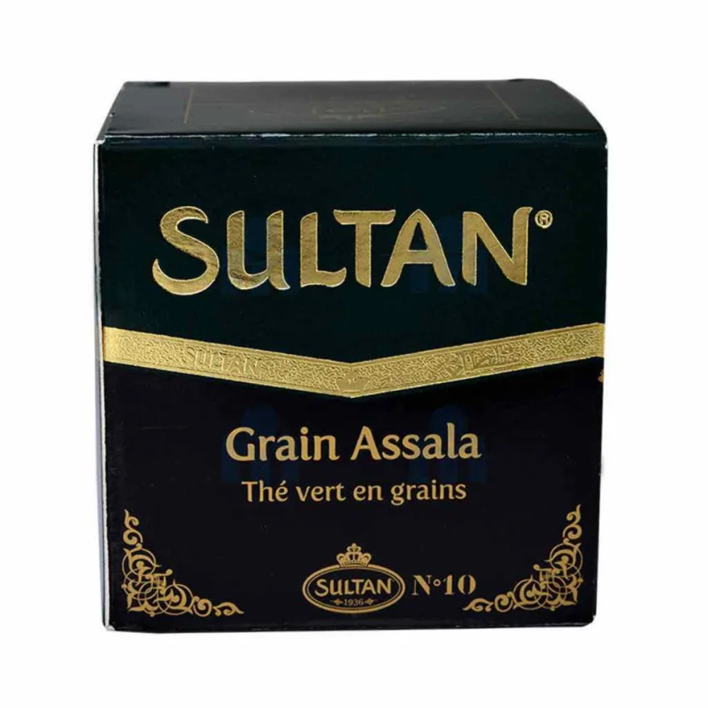 SULTAN AL ASSALA Thé vert en grains n°10 Grain Assala 200g - SULTAN