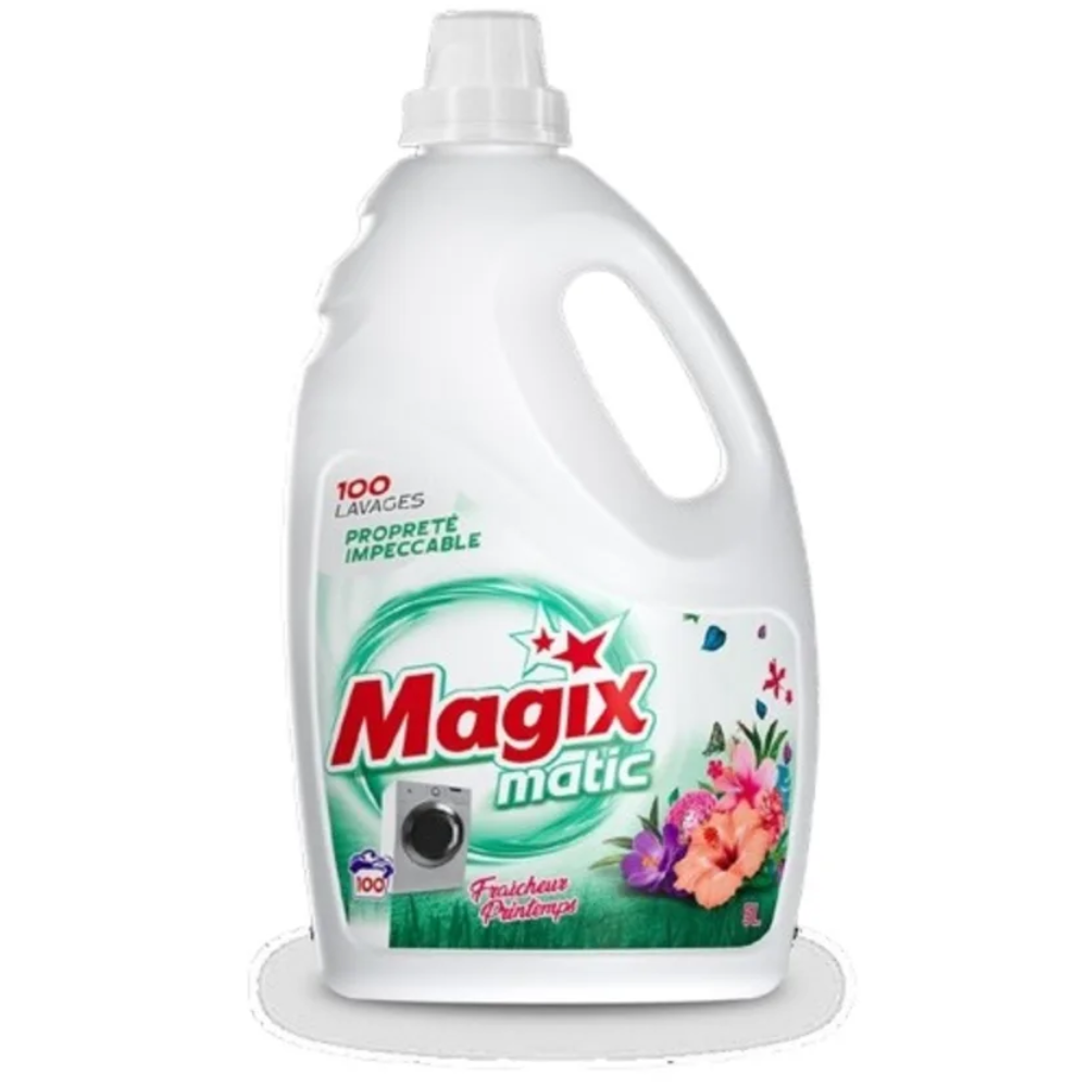 MAGIX Lessive liquide Matic Fraîcheur printemps 5L - MAGIX
